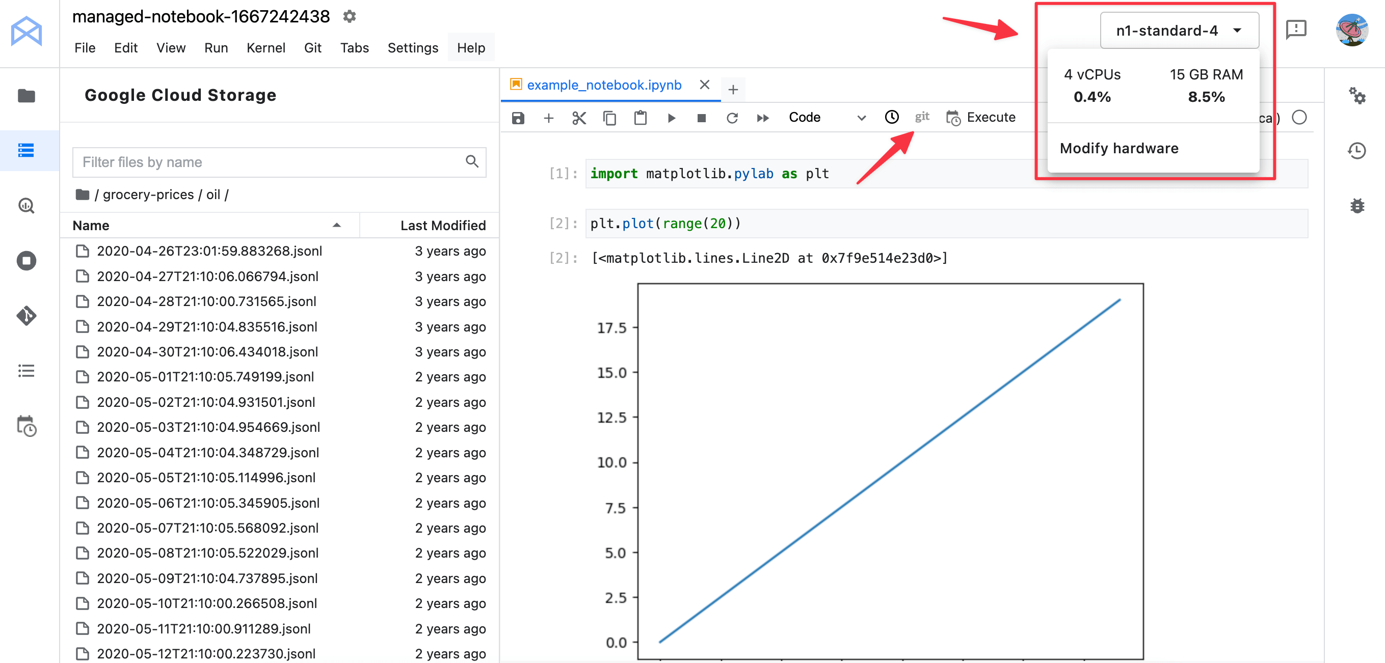 Vertex Workbench Managed Notebooks